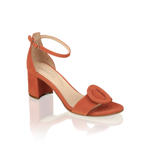 Lazzarini velúr Klasické sandále oranžová