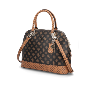 GUESS CESSILY DOME SATCHEL hnedá