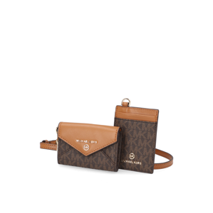 Michael Kors JET SET CHARM MD 4IN1 POUCH XBODY hnedá