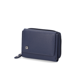 Lazzarini hladká koža peňaženka modrá
